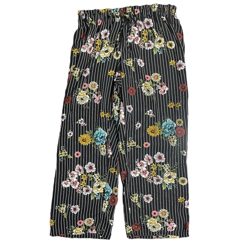 Plus Size Floral Pants